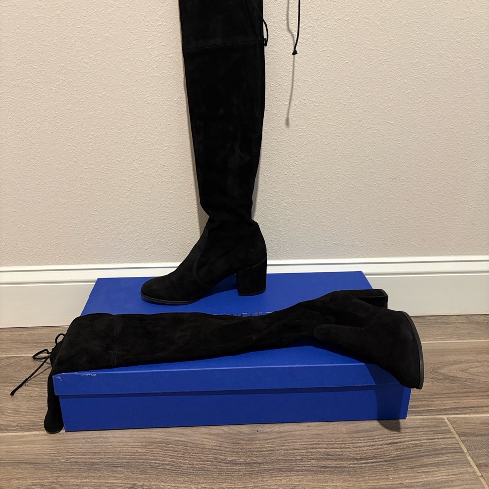 Stuart Weitzman Black Over-the-Knee Boots